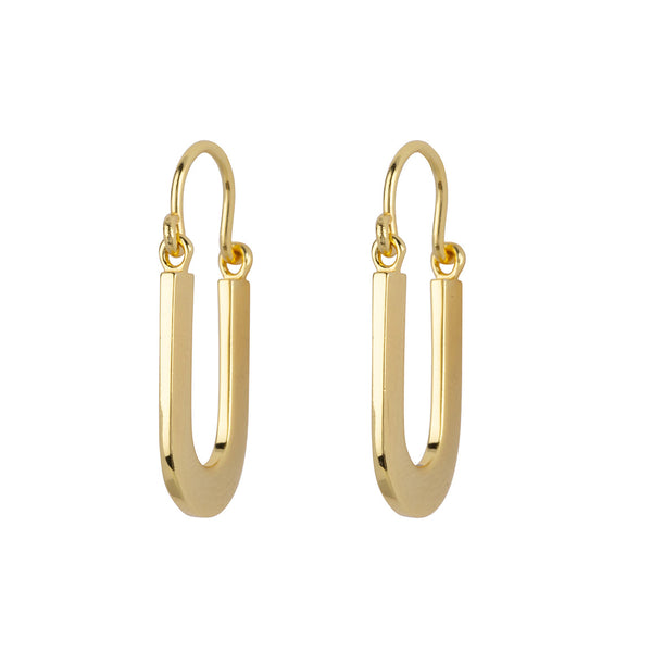 Ballet Dancer gold earrings