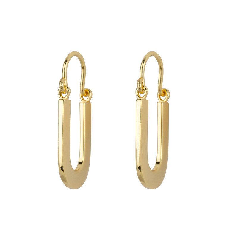 Ballet Dancer gold earrings